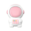 Mini Electric Fan Cute Astronaut Bladeless Spaceman Neck Air Cooler (Pink)