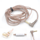 Oxygen-Free Twisted Copper Headset Cable for KZ/CCA Headphone Wire Accessories
