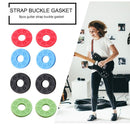 8pcs Rubber Guitars Strap Electric Guitars Bass Musical Instrument Parts Newly