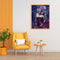 Purple Flower Girl Oil Paint By Numbers Kit DIY Acrylic Painting on Canvas