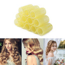 12pcs Self Grip Hair Rollers Hairdressing Home Use DIY Hair Curlers (32mm) Newly