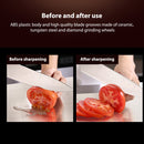 Scissor Sharpeners 4 Stage with Diamond Ceramic Tungsten Kitchen Sharpen Tool