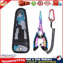 Fishing Plier Line Lure Cutter Hook Remover Fishing Scissor (Blue Black) Newly