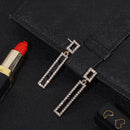 Jewelry Geometric Drop Earrings Ear Stud Dangling Earrings Rhinestone Earring