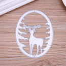 Christmas Elk Cutting Dies Stencils Scrapbook Embossing DIY Craft Album -16