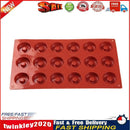 18 Cavity Silicone Donuts Pastry Mold DIY Dessert Cake Donut Shape Moulds Newly