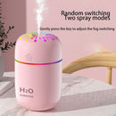 USB Night Light Air Humidifier Home Car Desktop Aroma Oil Diffuser (Pink)