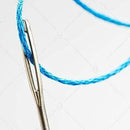 25Pcs Big Eye Stitching Needles Leather Yarn Knitting Sewing Needles Tool Y9N8