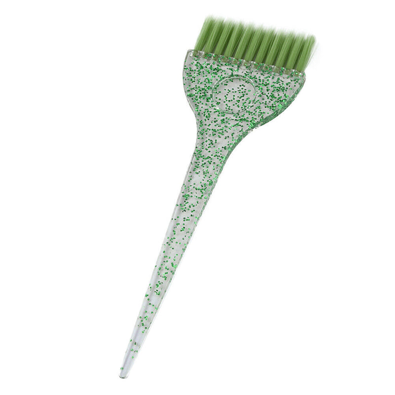 Plastic Crystal Hair Dye Brush Hair Coloring Applicator Hair Comb Barber To