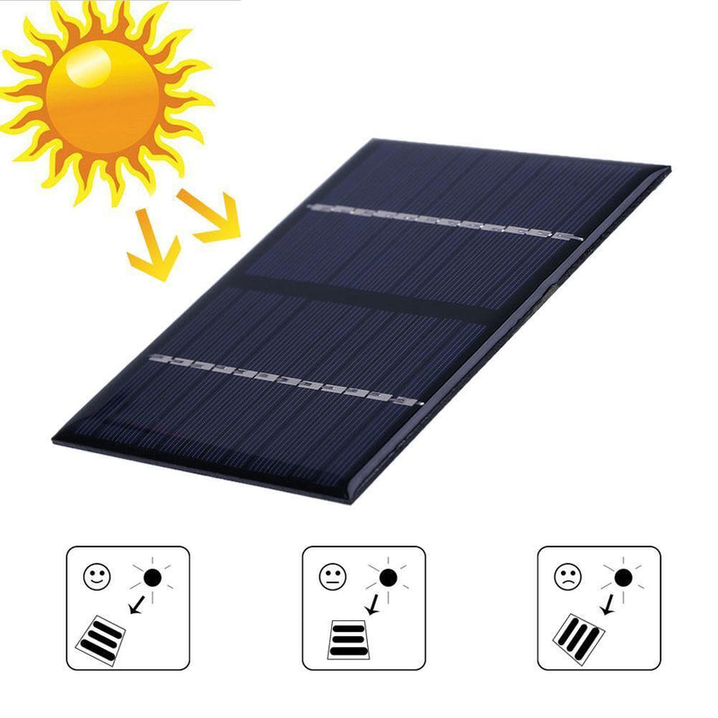 12V 1.5W Solar Panel Epoxy Polycrystalline Silicon DIY Battery Power Module