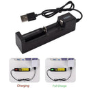 Single Slot 18650/14500 26650 Battery Charger Usb Adapter Smart Chargering S0H8