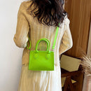 Portable Shoulder Message Bag Solid Felt Mini Purse Crossbody Top Handle Bag