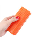 2pcs Pet Hair Remover Brush Hollow Plastic Cat Hair Carpet Cleaning Brush Newly