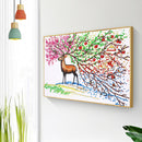 5D DIY Partial Special Shaped Drill Diamond Painting Elk Mosaic Kit Art Craft