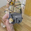 Casual Female Handbags Pendant Decor Messenger Handbags Nylon Handbag for Travel