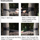 Hammock Tie Rope Outdoor Camping Travel Nylon Hanging Swing Strap Belt