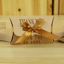 PCS Wedding Favor Romantic Classic Hot Candy Box Gift Kraft Paper Pillow Shape