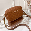 Female Solid Color Crossbody Bag Women Lattice Trending Small Capacity Handbag