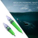 7 Color Mini LED Deep Drop Underwater Fishing Trap Bait Squid Fish Lure Li