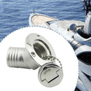 Steel Check Valve RV City Marine Deck Filler Oil Inlet Water Fill Inlet Gravity