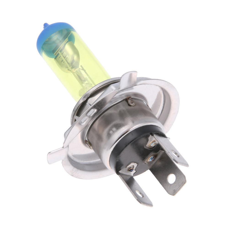 1pc Quartz Glass H4 3000K 100W Car Auto Yellow Halogen Headlight Lamp Bulb Newly