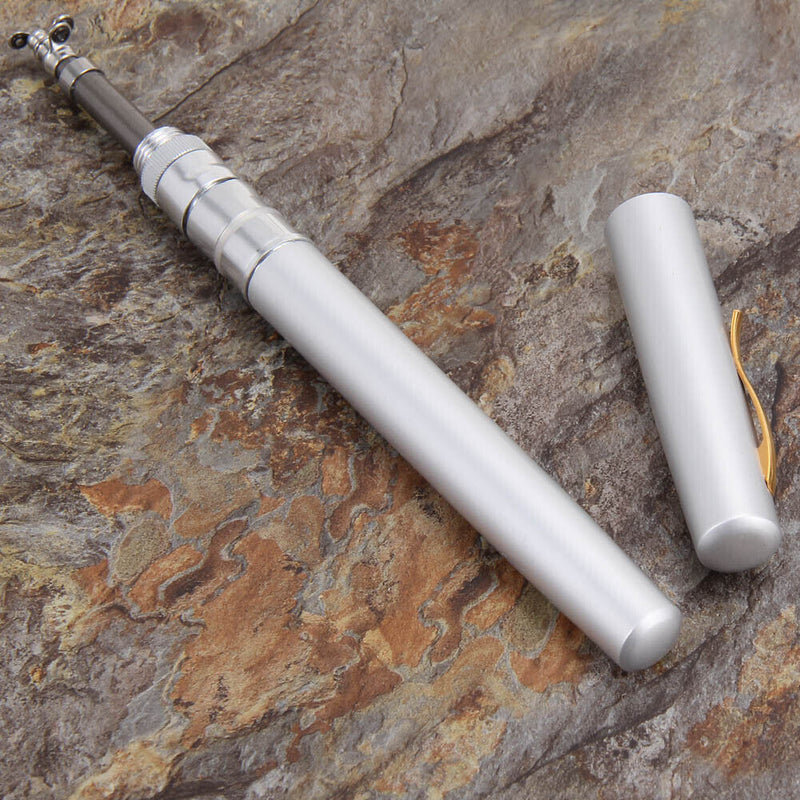 3Mini Portable Pocket Fish Pen Aluminum Alloy Fishing Rod Pole Reel Combos Newly