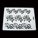 Craft Scrapbooking DIY Plastic Paper Card Layering Stencils Flower Painting