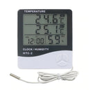HTC-2 With Clock Temperature Meter Humidity Meter Thermometer Hygrometer