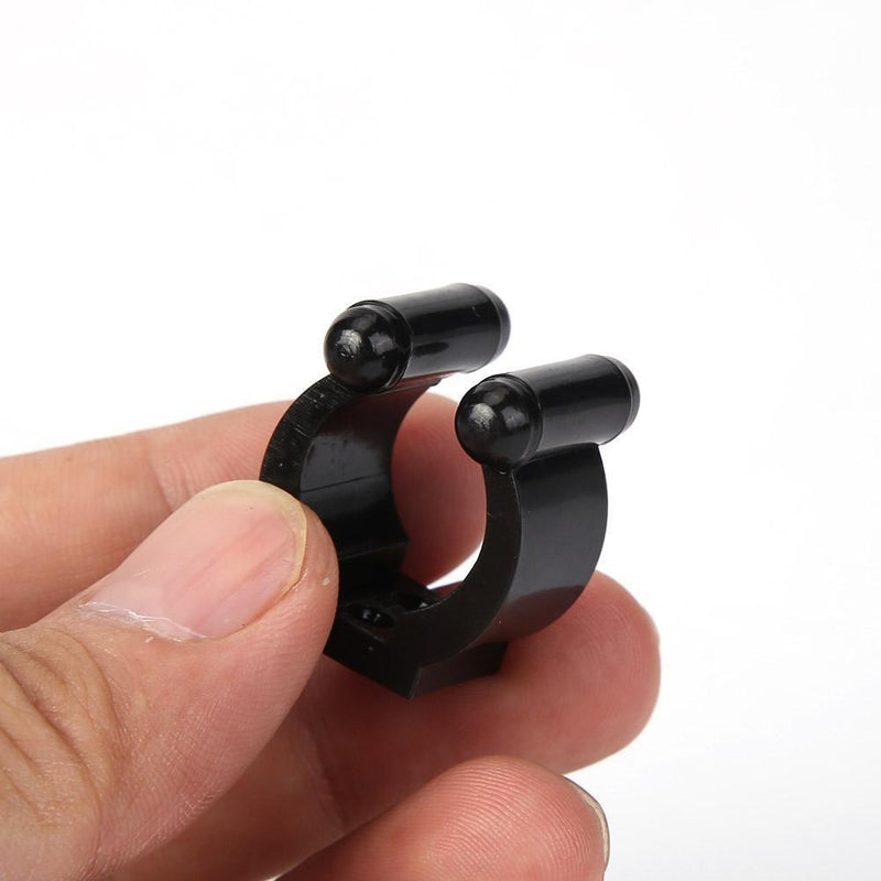 30pcs Fishing Rod Storage Clips Portable Club Pole Rack Clamps Holder (M)