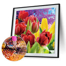 Tulip 5D Diamond Embroidery DIY Craft Painting Cross Stitch Mosaic Decor Newly