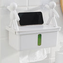 Spice Jar Organizer Storage Rack Roll/Draw Paper Dispenser Toilet Paper Holder