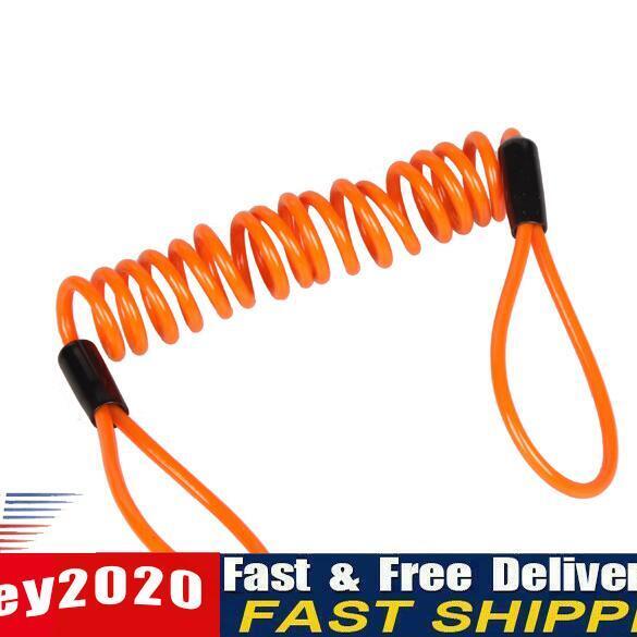Motorcycle Motorbike Disc Lock Accessories Spring Reminder Cable Minder  Newly