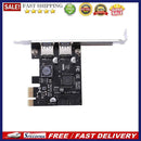 SSU 2 Port USB 3.0 PCI-e x1 Expansion Card PCI Express Adapter for Desktop