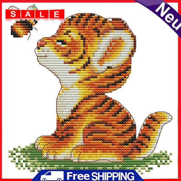 Naughty Animals Kit Stamped 11CT DIY Bedroom Handmade Cross Stitch Needlework