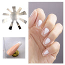 Cut Long V Line Stainless Steel Nail Template Easy French Trimmer Nail Cutter