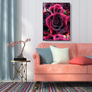 5D DIY Diamond Painting Full Drill Cross Stitch Flower Mosaic Handicrafts