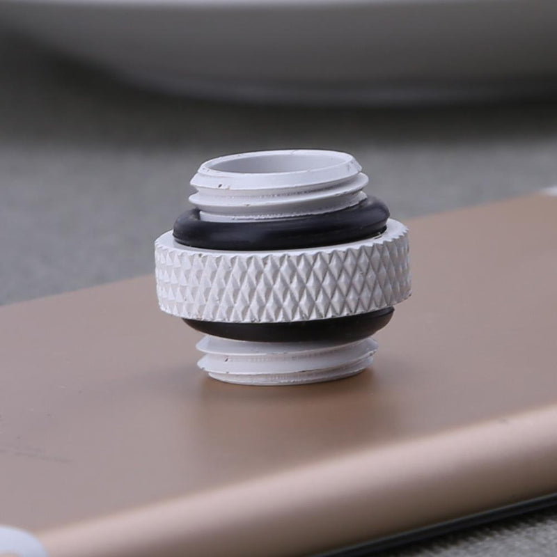 ALLOYSEED PC Cooling System Dual External Thread G1/4 Hose Connector for PC Water