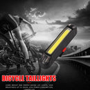 LED Mountain Bicycle Taillight USB Night Ridding Rear Lights (White Light)