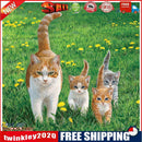 5D DIY Full Drill Diamond Painting Cats Family Cross Stitch Embroidery Kits