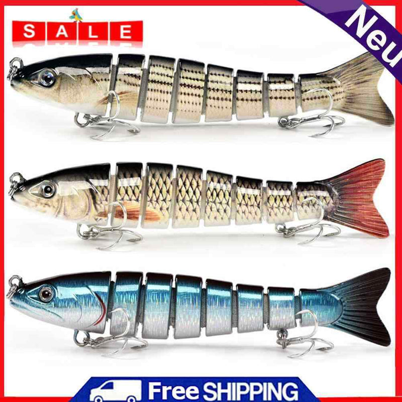 8 Segment 13cm 30g Sea Fishing Lures Sinking Artificial Hard Bait (D8K-01)