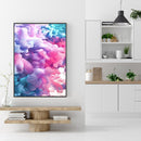 DIY Coloring Picture Illusive Smoke Oil Painting By Number Acrylic Paints Set
