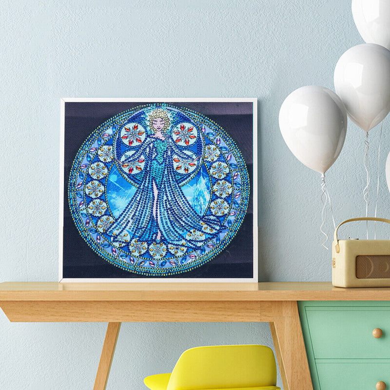 Special Shaped Girl Princess 5D DIY Diamond Painting Handwork Home Decor Craft