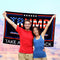 Take America Back Slogan Flag Banner 2024 Campaign Decorative Bunting Sign Decor