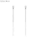 Thin Women Mini Ear Jewelry Chain Tassel Long Dangle Earring Drop Earrings