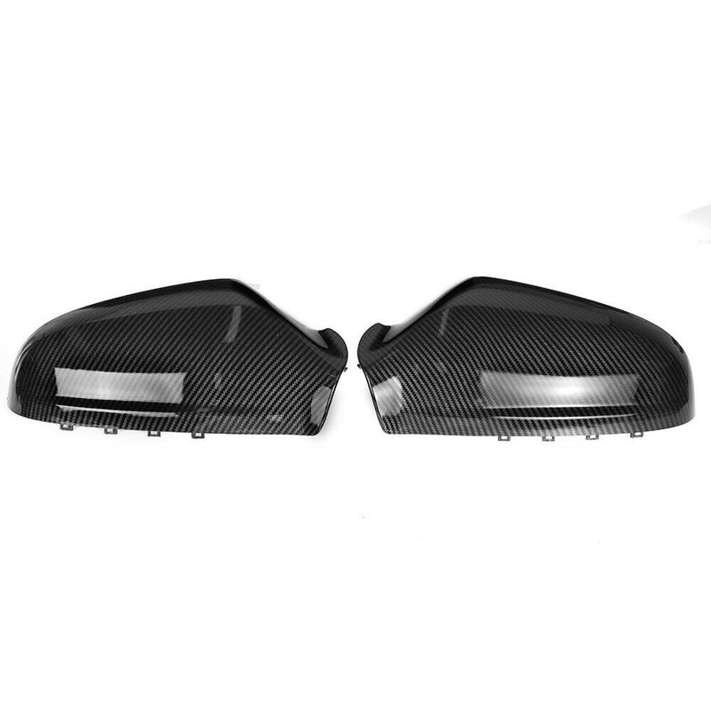 Carbon Fiber Look Door Wing Mirror Covers For Opel Vauxhall Astra H 2004-2013