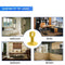 2pcs Doorknob Wall Mute Crash Pad Cushion Door Handle Silencer (Yellow)