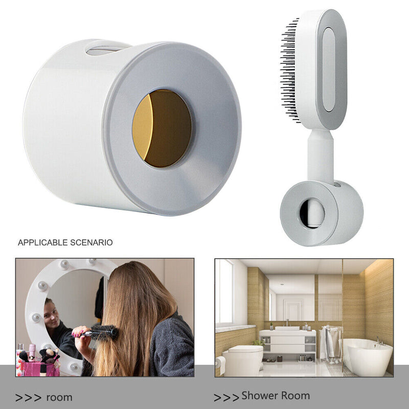 Airbag Comb Base Hair Dry Wet Air Cushion Comb Stand Comb Storage for Bathroo