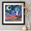 5D Full Round Drill Diamond Painting DIY Cross Stitch Craft Kit Bedroom Decor
