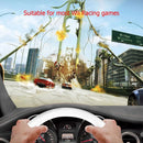 Steering Wheel for Nintend Wii Mario Racing Games Remote Controller (White)