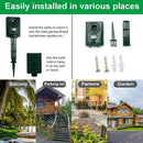 Fox Scarer Ultrasonic Animal Repeller Outdoor Pest Repellent Cat Dog Deterrent